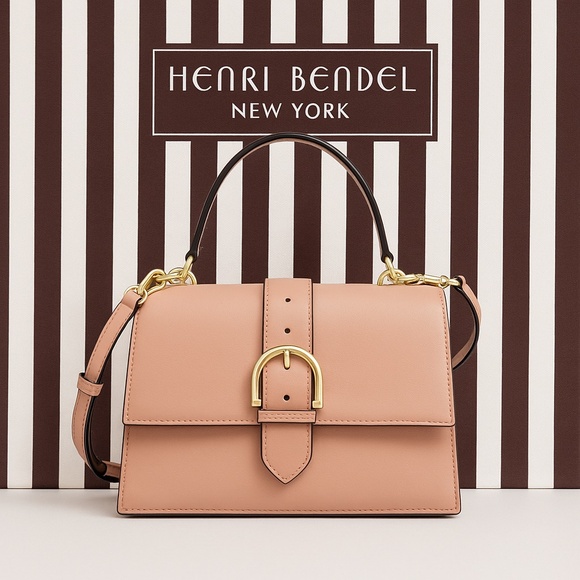 Riverside top handle satchel Henri Bendel Mahogany Rose New without tags. - Picture 1 of 12